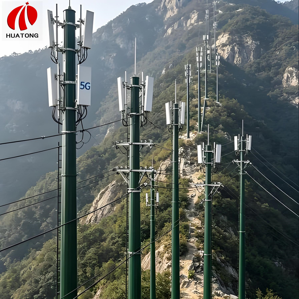 Composite Communication Pole(hexagonal Shaped Frp Pipe)