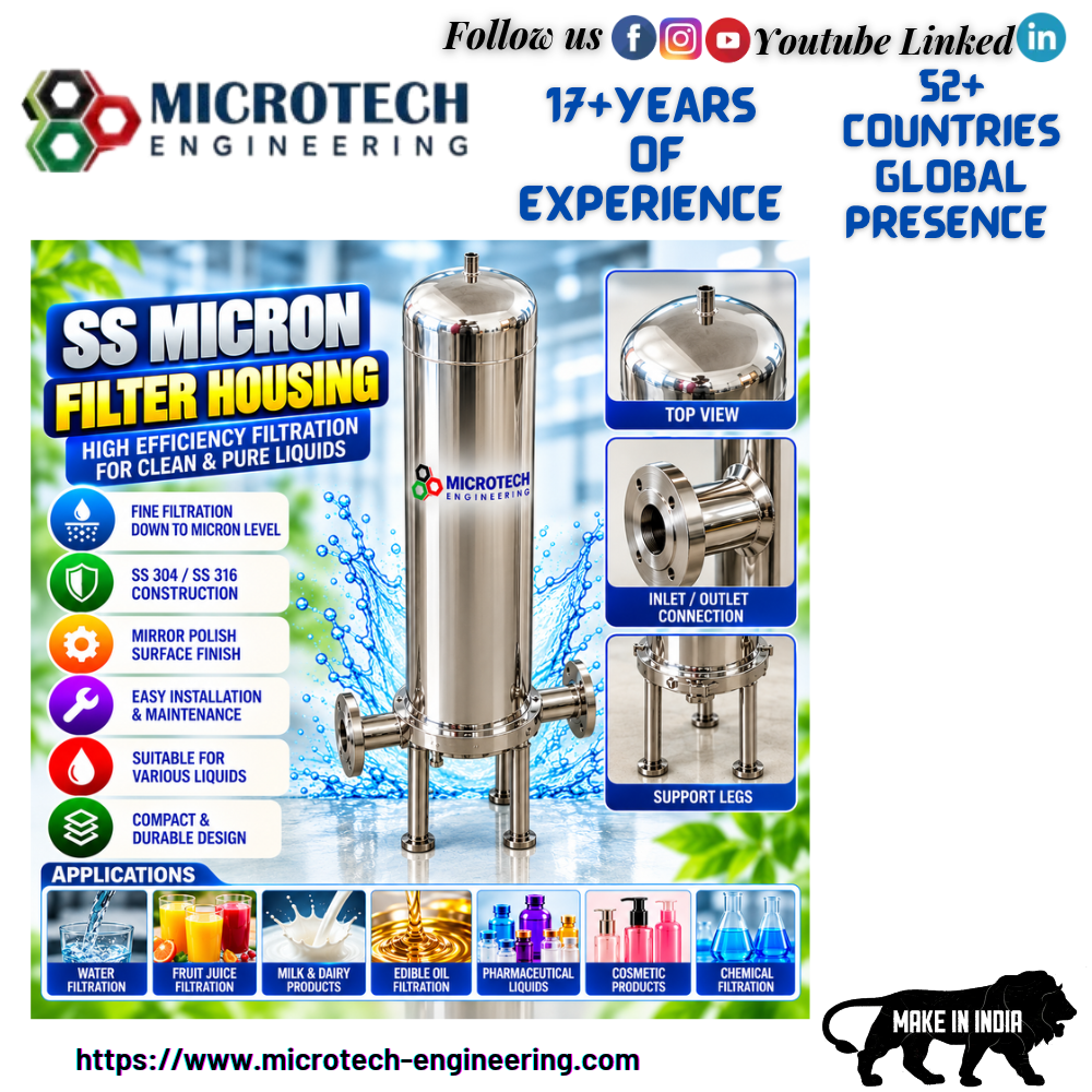 SS Micron Filter Housing