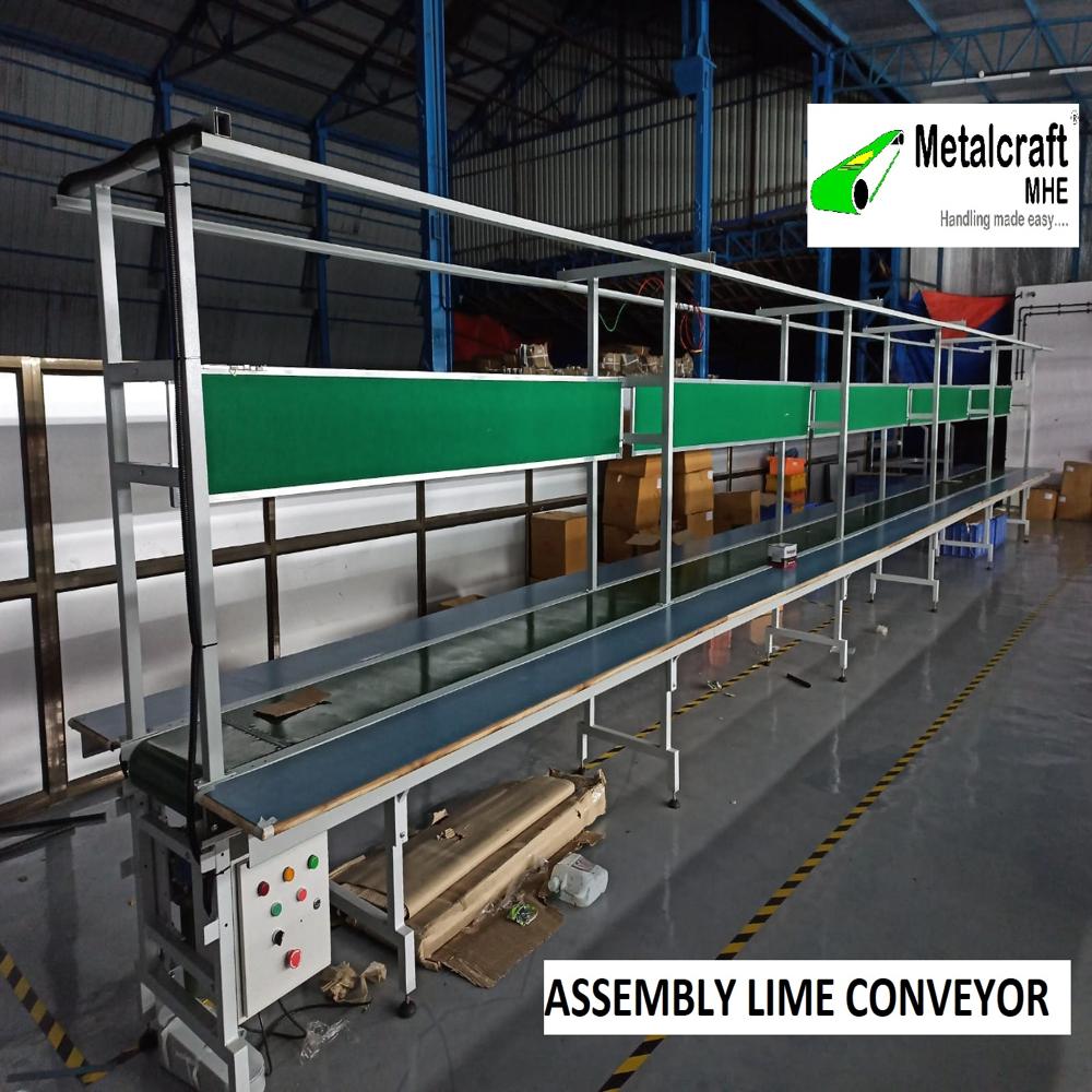 Mild Steel Led Bulb Assembly Line Conveyor