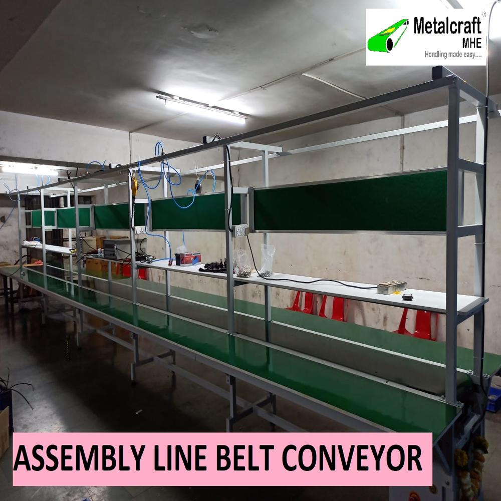 Mild Steel Led Bulb Assembly Line Conveyor