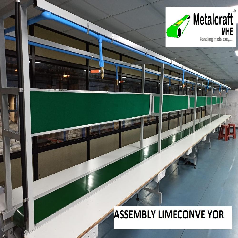 Mild Steel Led Bulb Assembly Line Conveyor