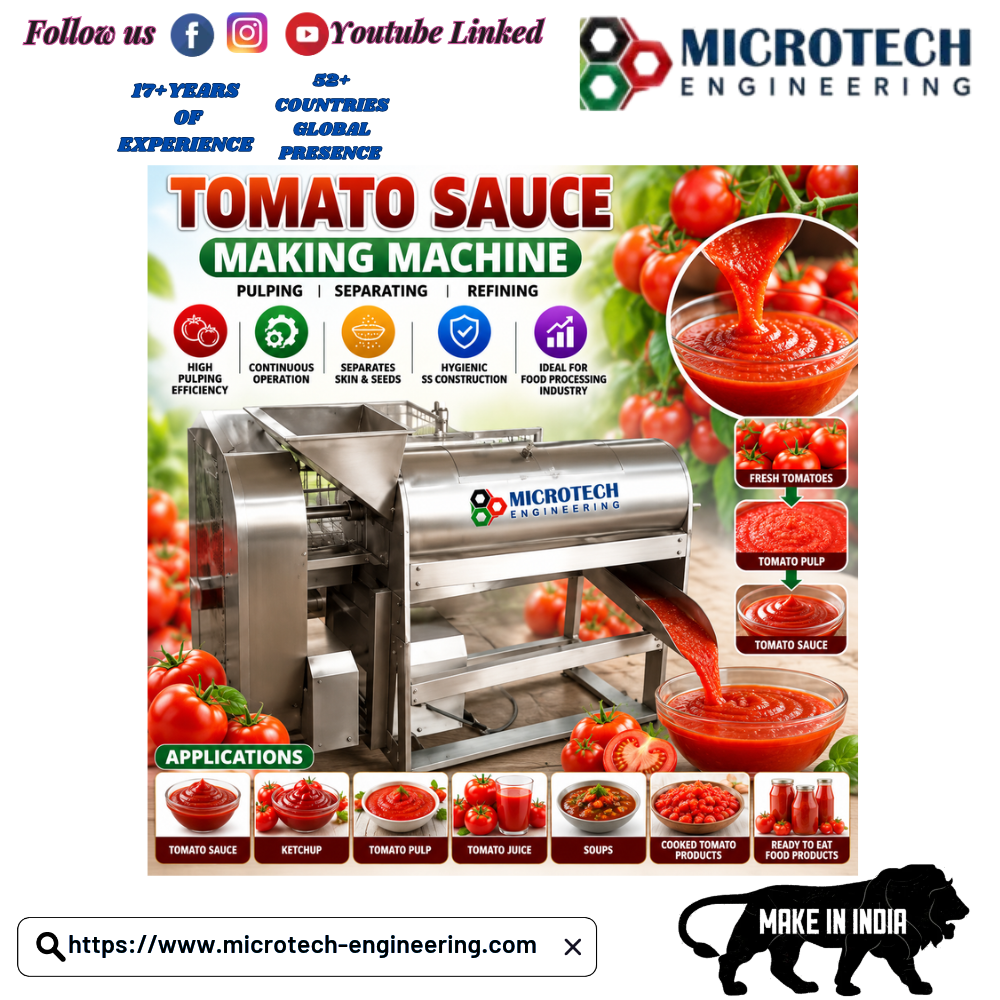 Tomato Sauce Making Machine 