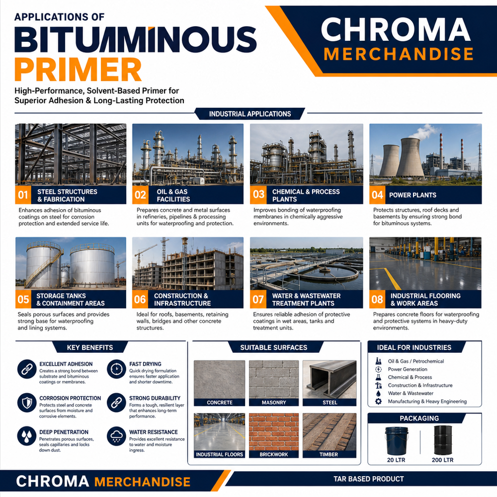 Bituminous Primer - Application: Brush