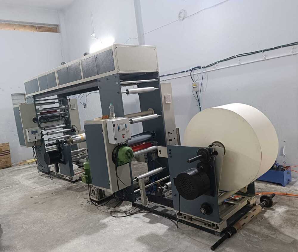 Wax Coating And Paper Gumming Machine