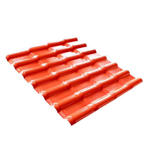 02_UPVC Orange Roofing Sheet