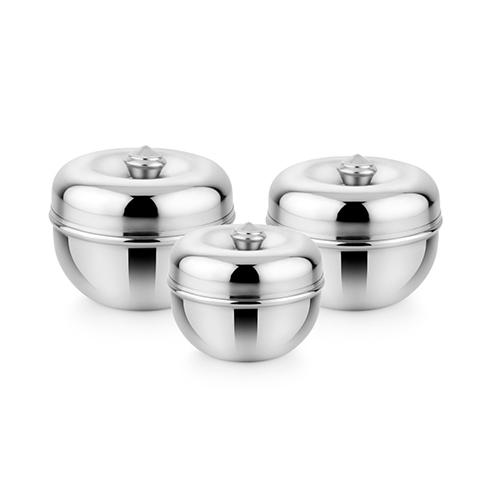 Stainless Steel Apple Bowl