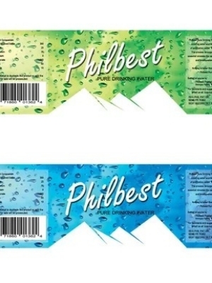 Water Bottle Label