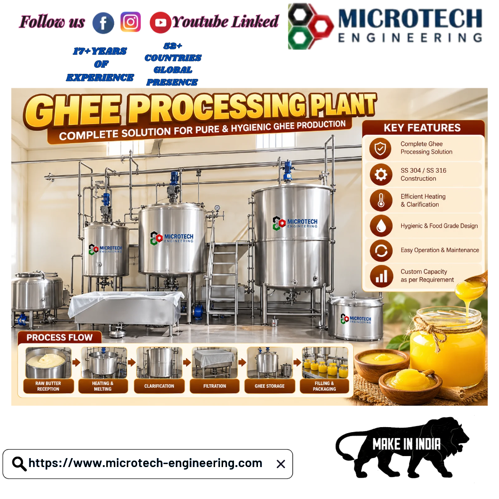 Ghee Processing Plant