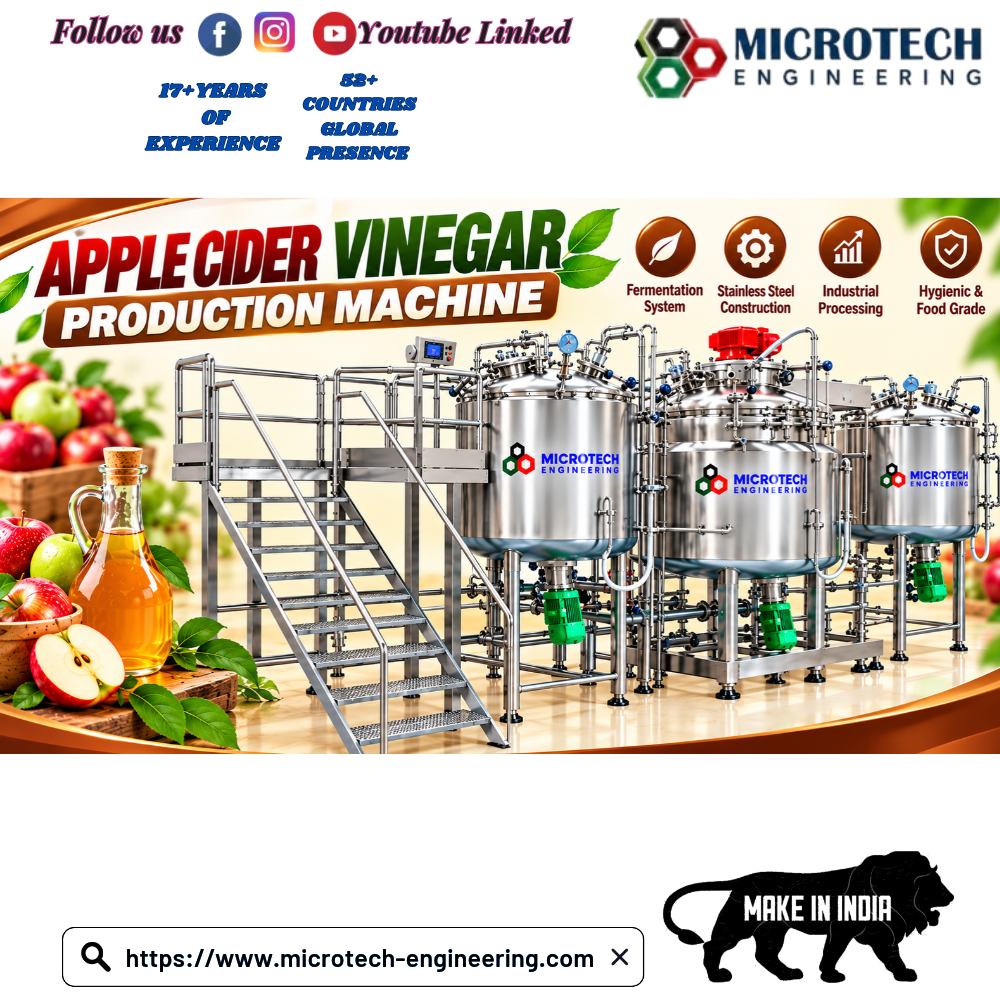 APPLE CIDER VINEGAR PRODUCTION MACHINE