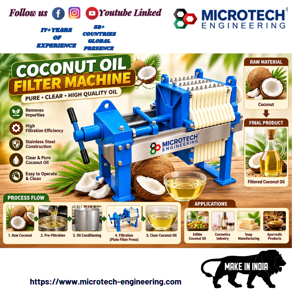 Coconut Oil Filter Machine 