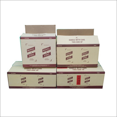 बहुरंगी प्रिंटेड कार्टन