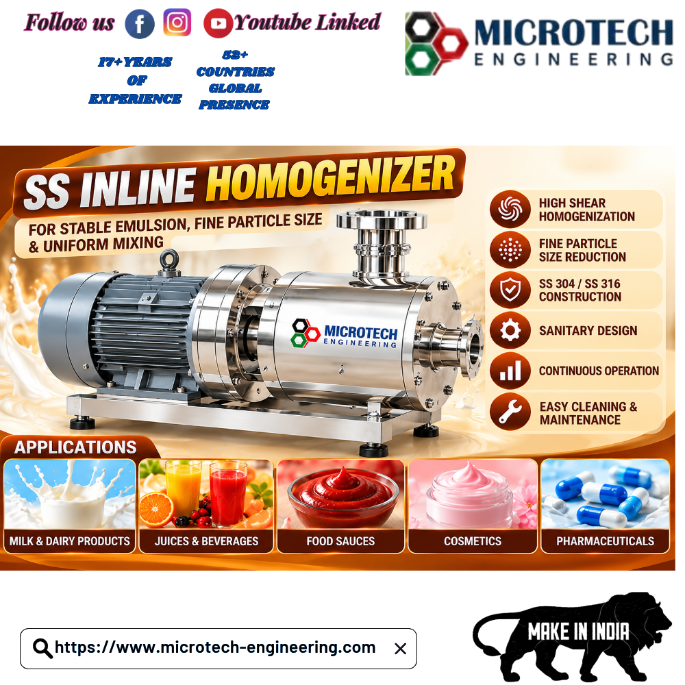 SS Inline Homogenizer