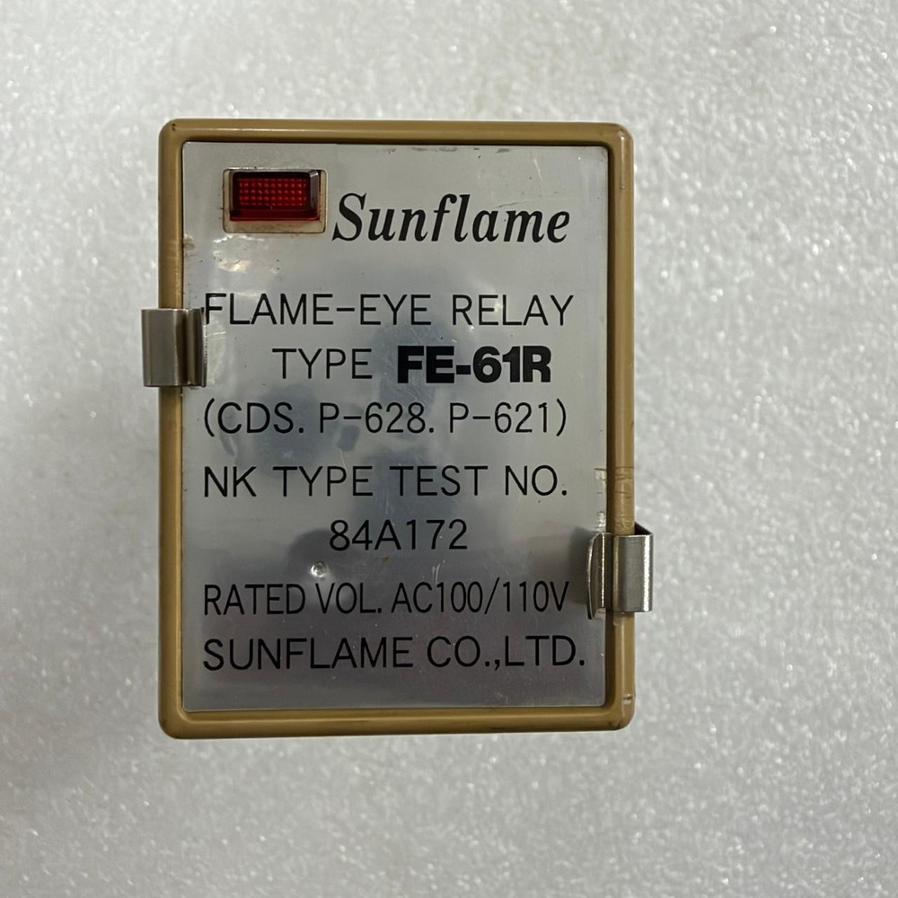 Sunflame Flame-Eye Relay Type Fe-61R - Application: Marine Auxiliary Boilers And Composite Boilers Onboard Merchant Vessels