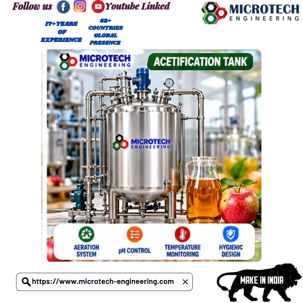 APPLE CIDER VINEGAR PRODUCTION MACHINE