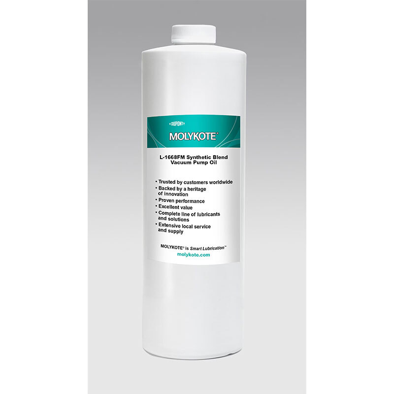 MOLYKOTE L-1668FM Synthetic Blend Vacuum Pump Oil