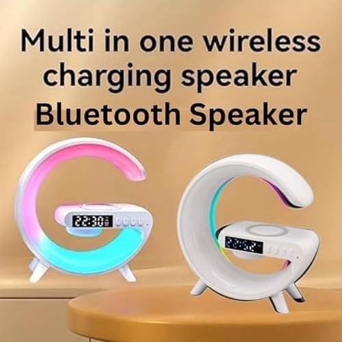 G Shape 3-in-1 Bluetooth Speaker with LED Desk Lamp