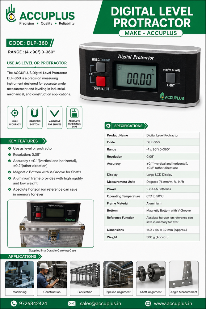 Digital Level and Protractor