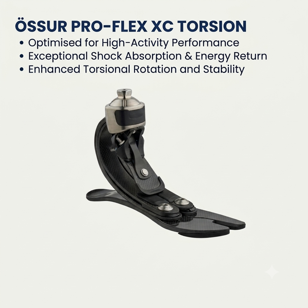 Pro-Flex Xc Torsion Prosthetic Foot - Color: Carbon Black