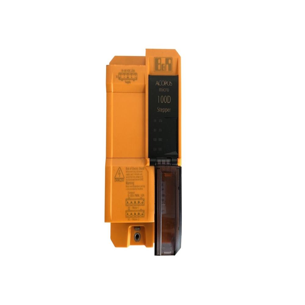 ACOPOS MICRO STEPPER MOTOR MODULE, X2X LINK INTERFACE, 24-64 VDC POWER SUPPLY, 2 MOTOR CONNECTIONS, 10 A CONTINUOUS CURRENT.