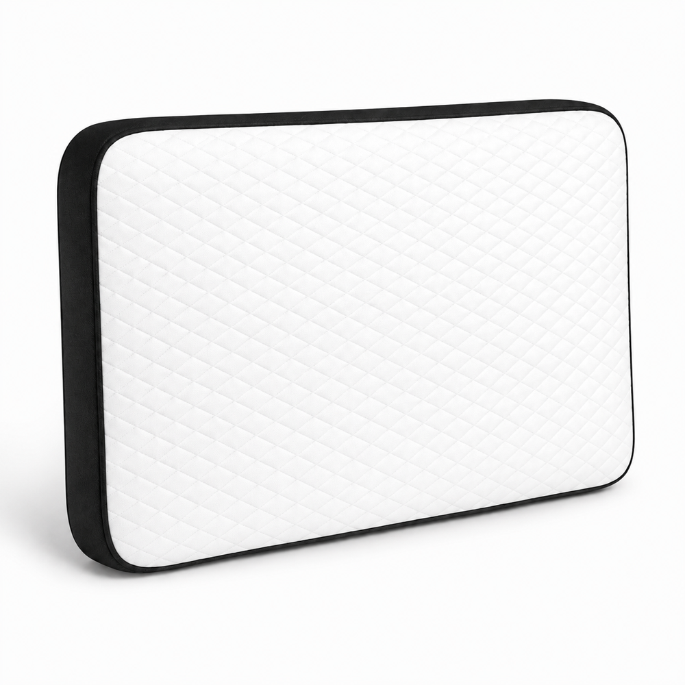 Queen Size Pillow - Color: Black Grey Sky White