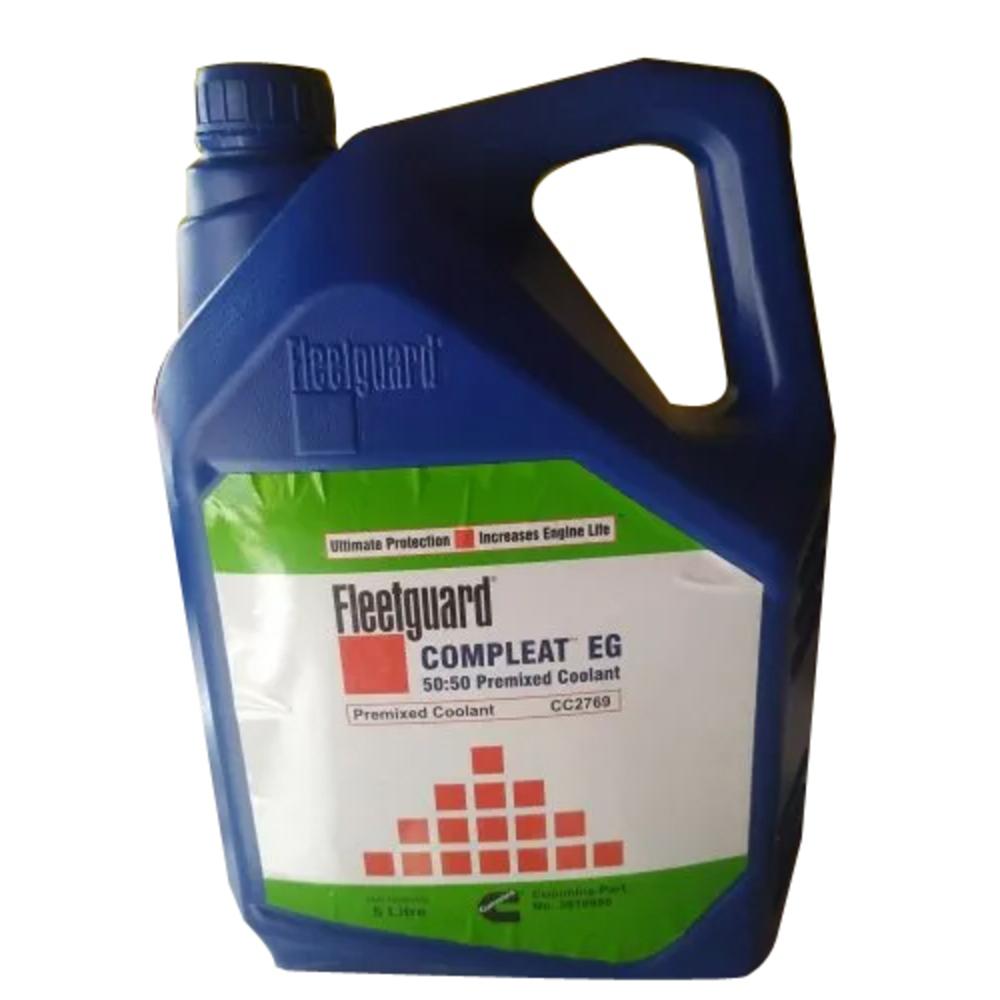 Premix Coolant Fleet Guard - 0% Ash, Automotive Coolant In Can | Sharp Smell, Maximum Protection Against Corrosion & Scale Formation