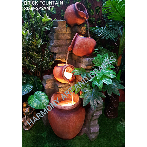 Brick Fountain - Feature: Weather Resistant