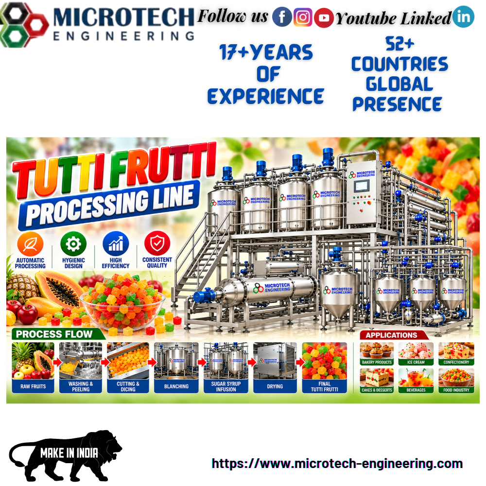 TUTTI FRUTTI PROCESSING LINE 
