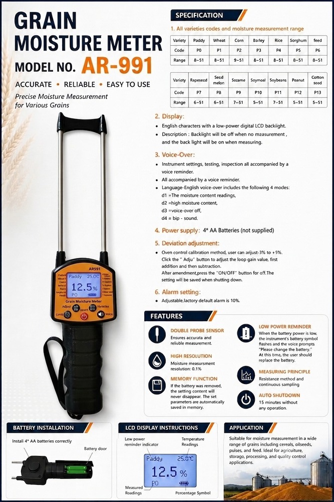 Grain Moisture Meter
