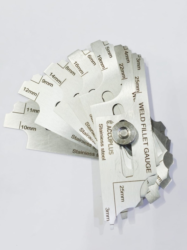 7 Leaf Type Fillet Weld Gauge