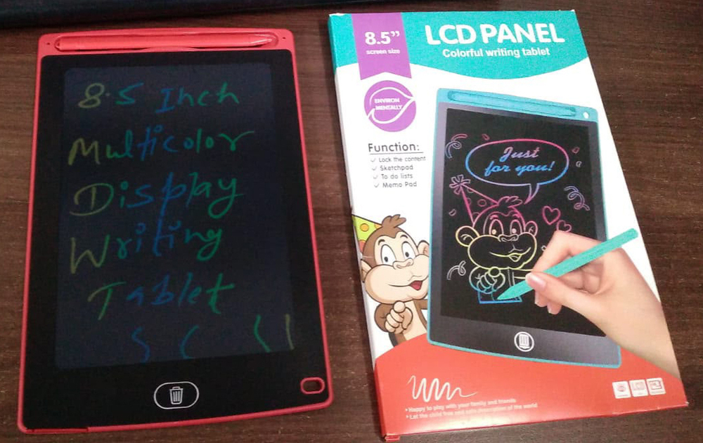 8.5 Inch Colorful LCD Panel Writing Tablet