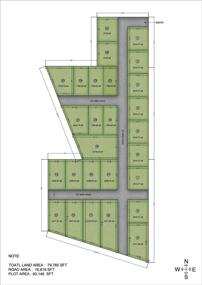 Land Development Layout Plan