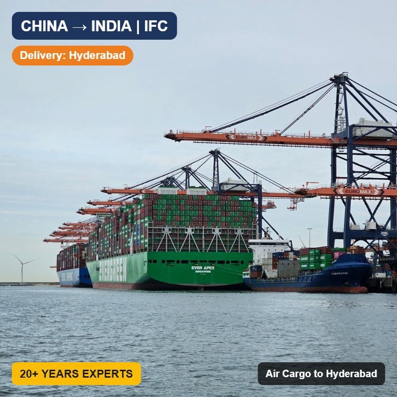 Air Cargo from China to Hyderabad