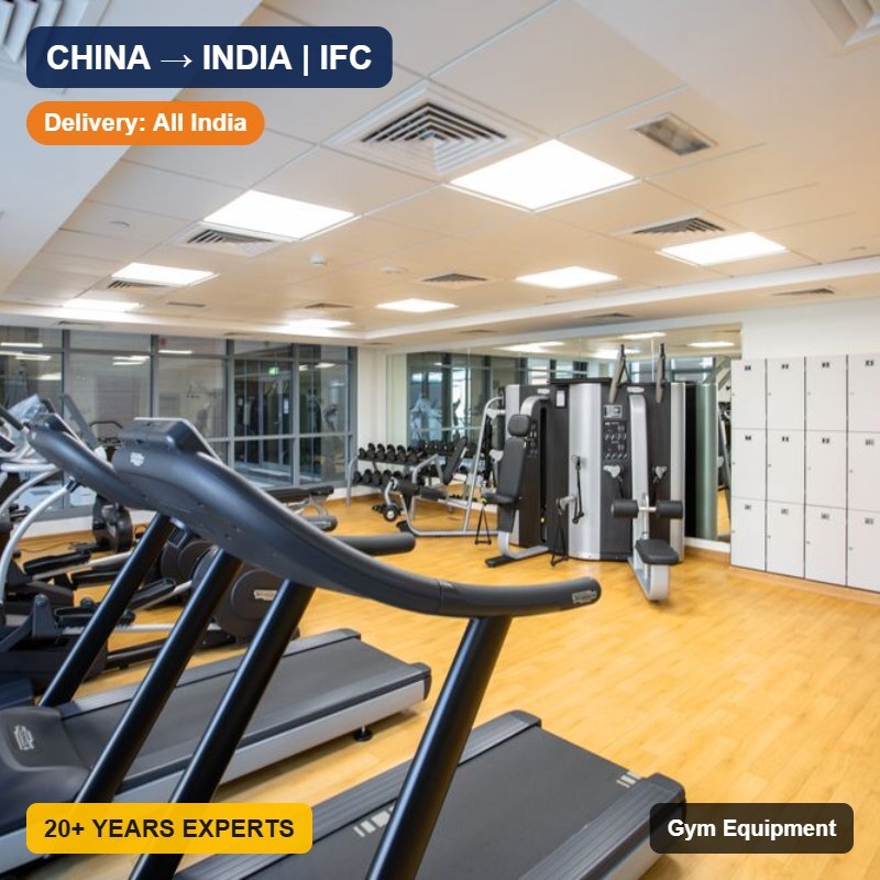 Import Gym Equipment from China to India