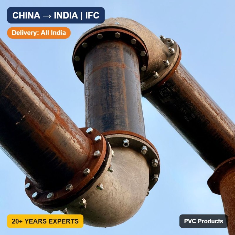 Import PVC Products from China to India