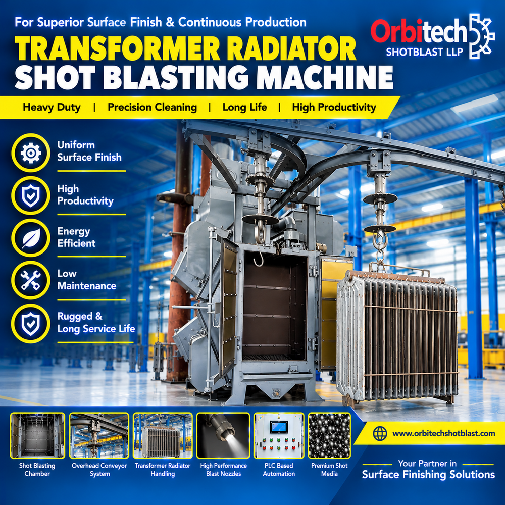 Transformer Radiator Shot Blasting Machine