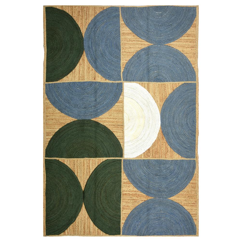 Geometric Jute Rug BRAIDED