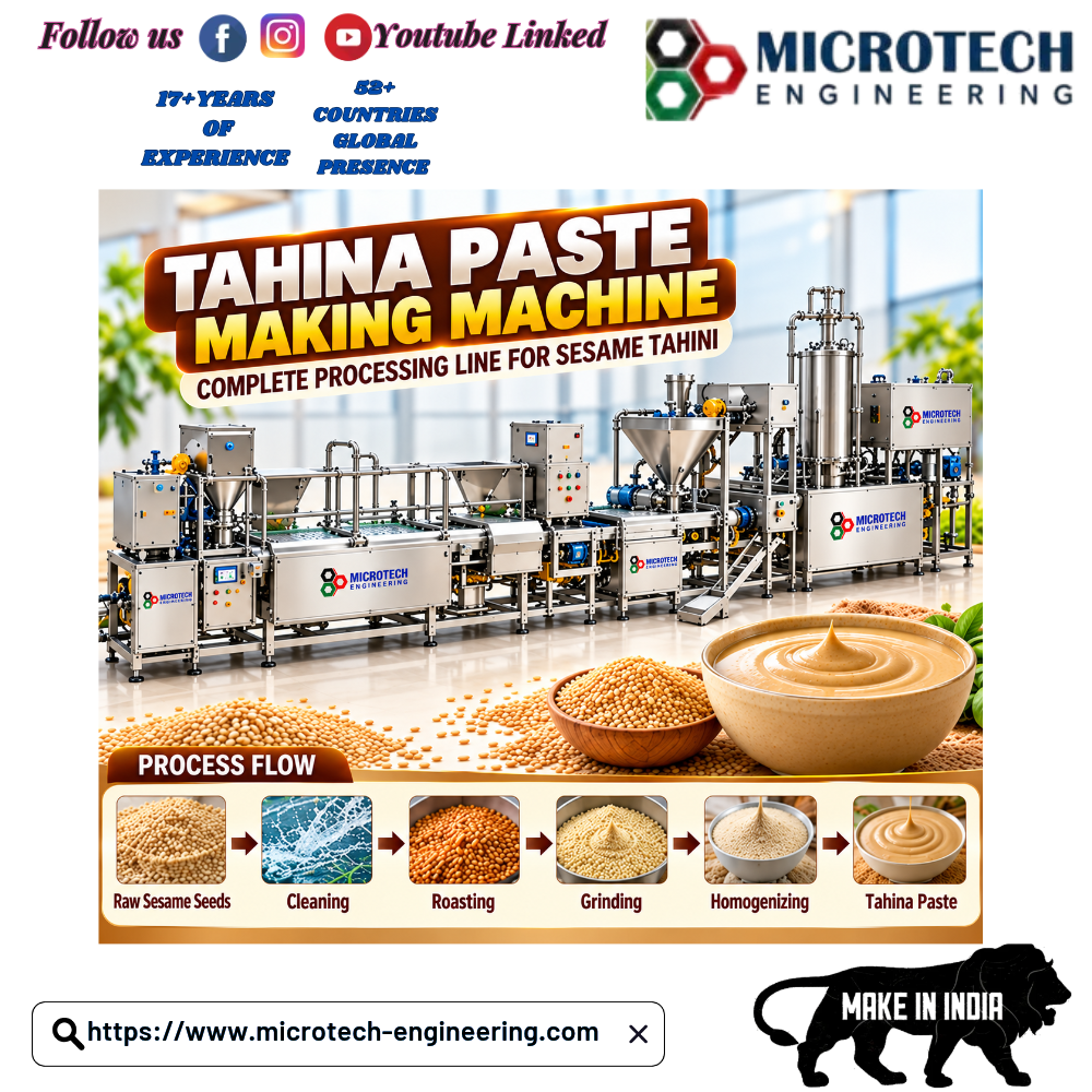 Tahina Paste Making Machines