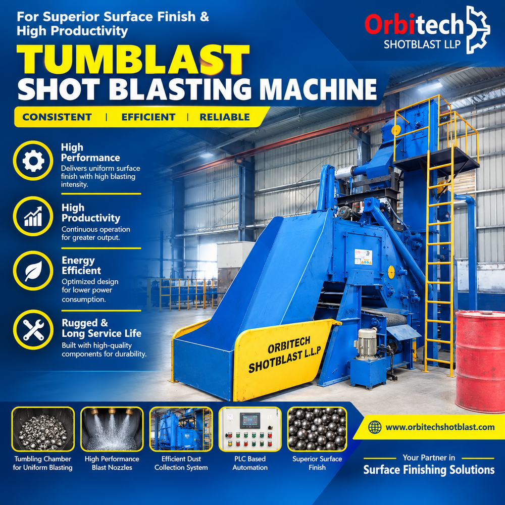 Tumblast shot blast machine