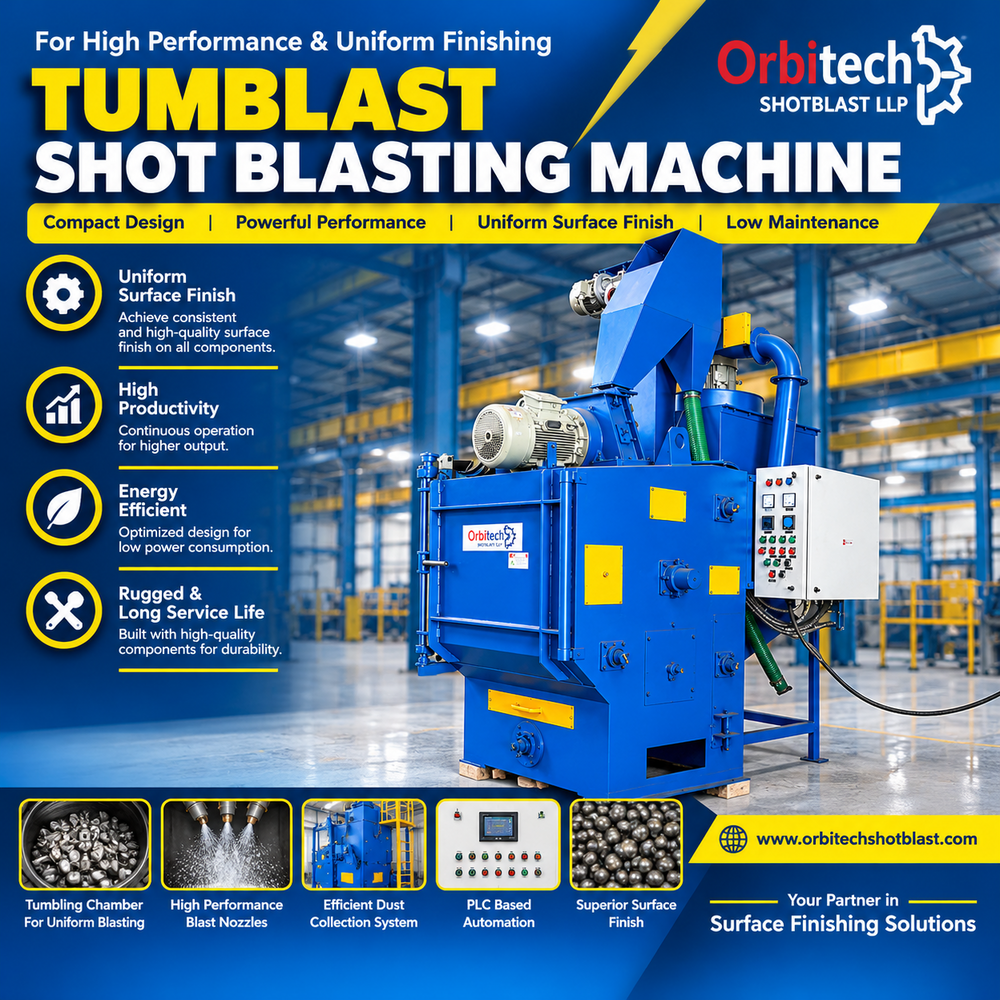 Tumblast Shot Blasting Machine