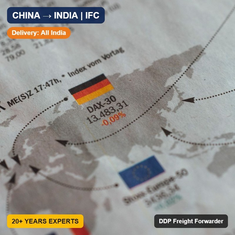 China to India Freight Forwarder with DDP