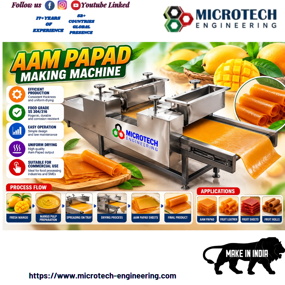 Aam Papad Making Machine