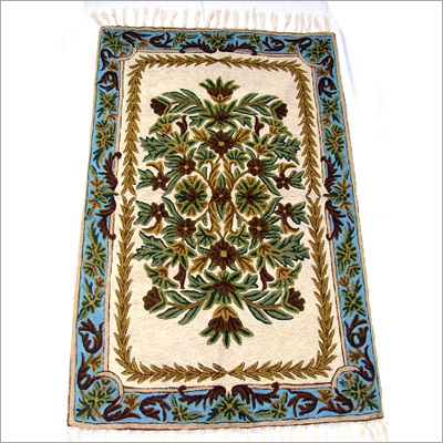 Kashmir Chain Stitch Wool Rugs