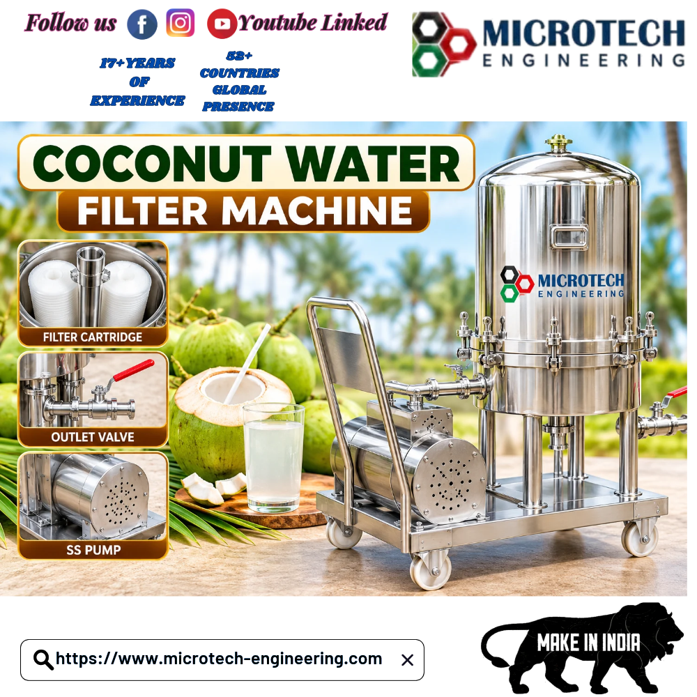 Coconut Water Filter Machine