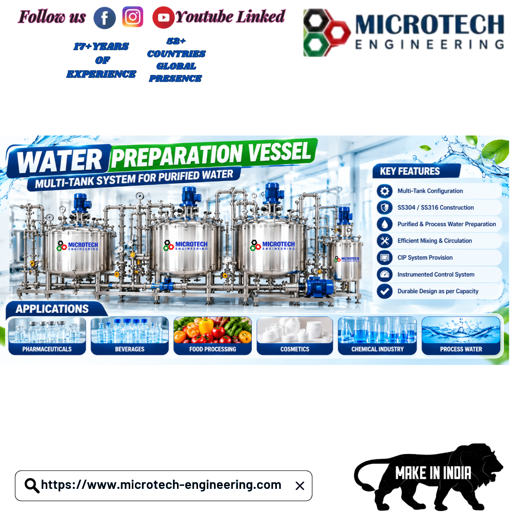 Water Preparation Vessel 