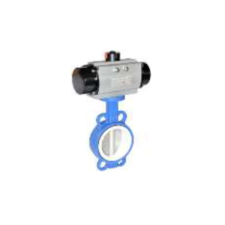 Pneumatic Actuator Operated PFA Lined Butterfly Valve