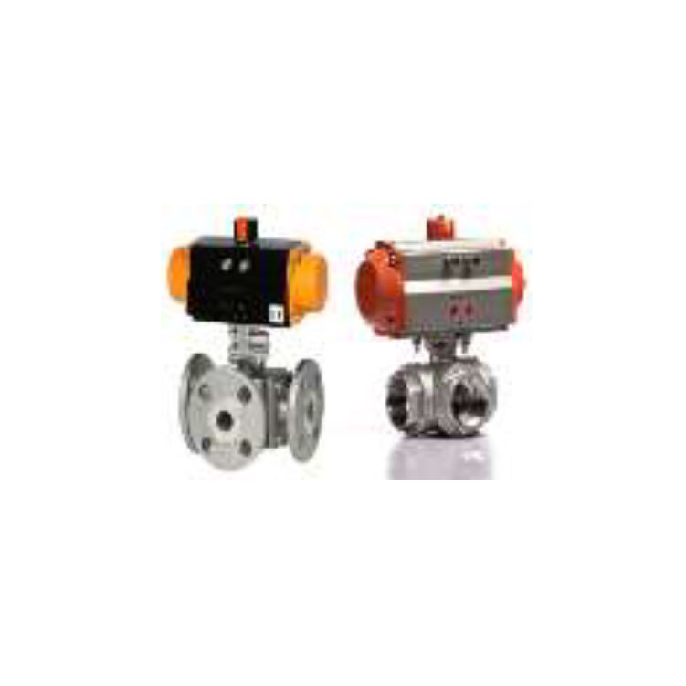 Pneumatic Actuator Operated 3-4 Way Ball Valve