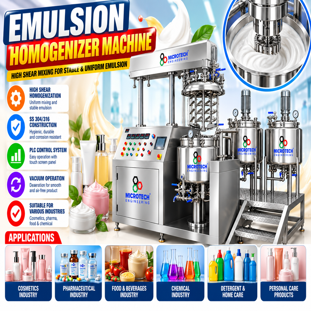 EMULSION HOMOGENIZER MACHINE
