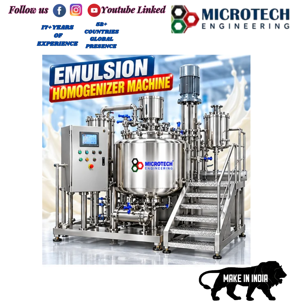 EMULSION HOMOGENIZER MACHINE