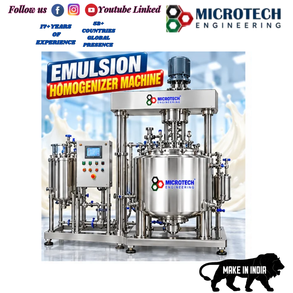 EMULSION HOMOGENIZER MACHINE