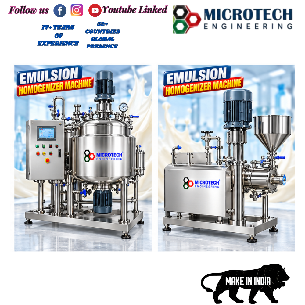 EMULSION HOMOGENIZER MACHINE